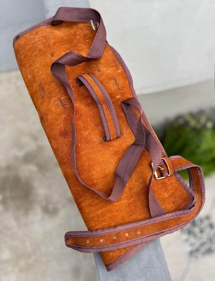 Custom handmade damascus steel kitchen chef set 06 pcs with leather roll!