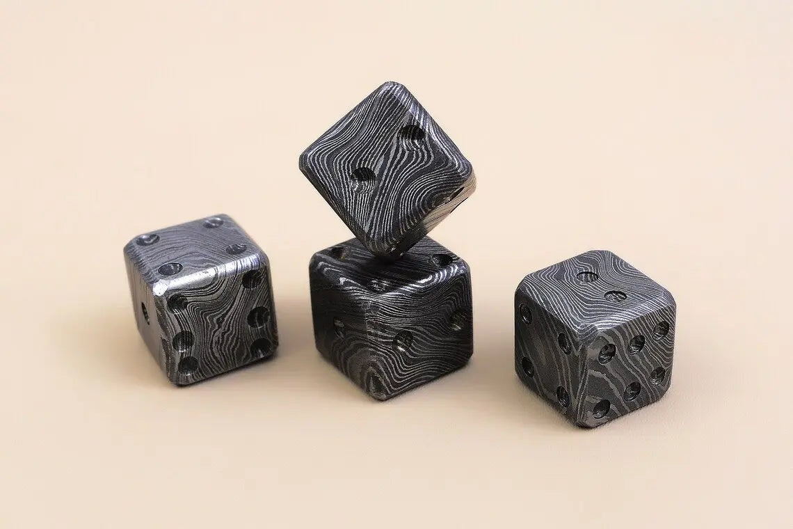 Damascus Dice set of 04 - Image #6